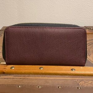 Minicci Plum Zip-Around Wallet